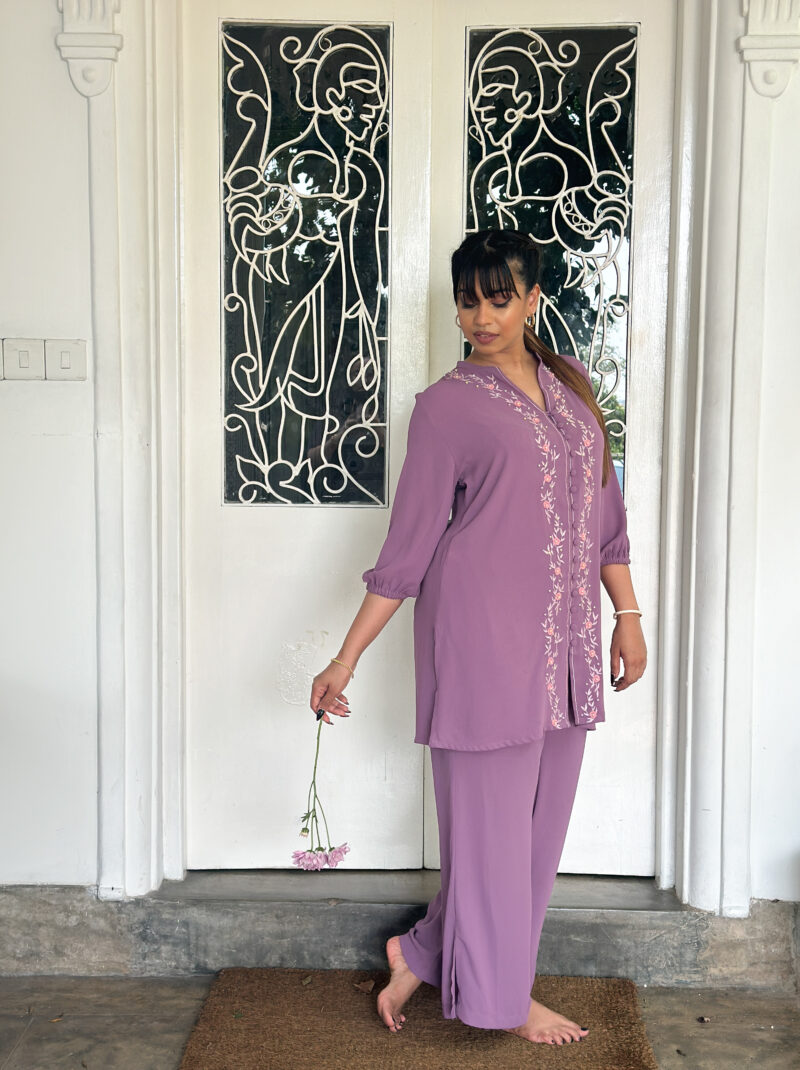 T.E Purple co-ord set
