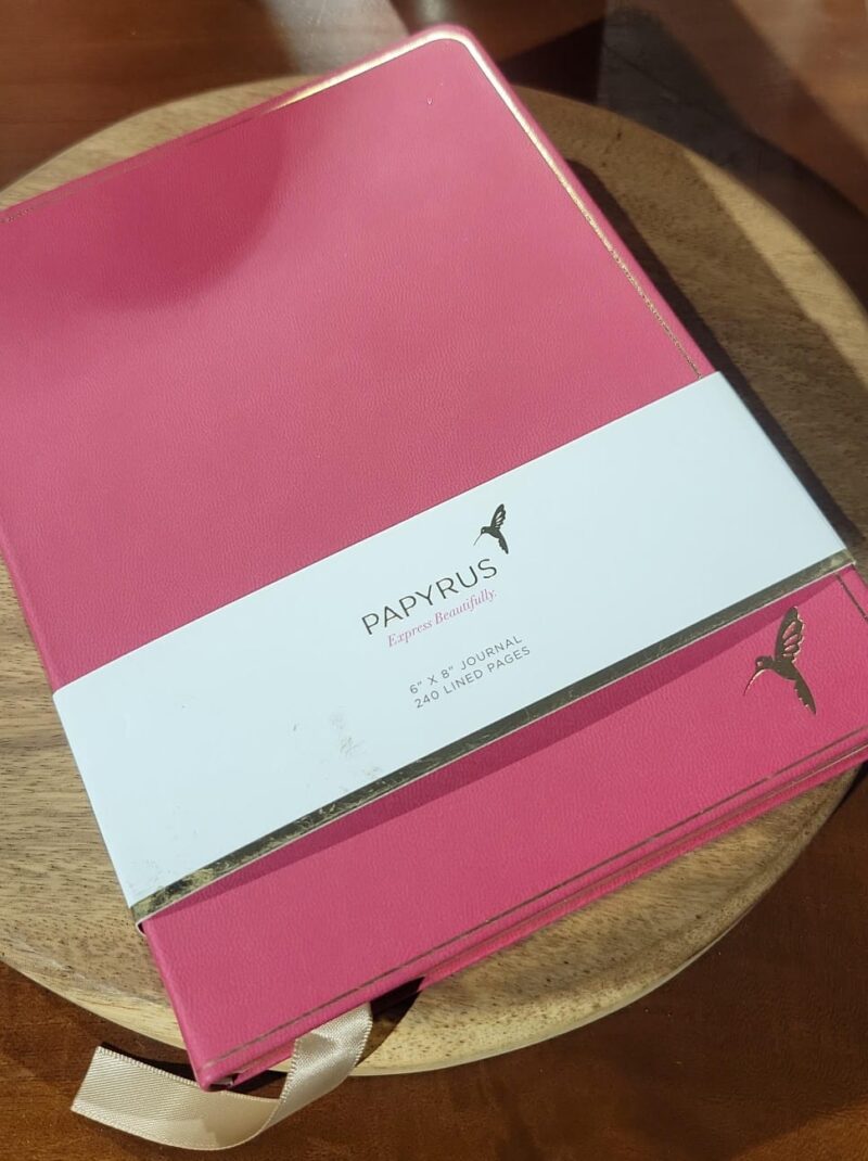 Journal papyrus pink